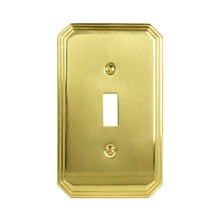 Load image into Gallery viewer, 'Italia' Solid Cast Brass Wallplate - 1-64TTT