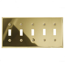 Load image into Gallery viewer, Metal Traditional Brass Wallplate - 2-163BR