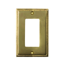 Load image into Gallery viewer, 'Georgian' Solid Cast Brass Wallplate with Pewter Plating - 1-53