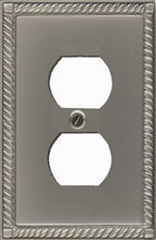 Load image into Gallery viewer, Decorative Metal Georgian Pewter Single Duplex Wall-plates