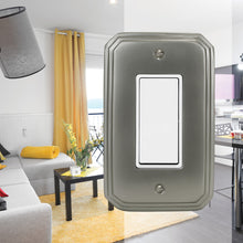 Load image into Gallery viewer, Decorative Metal Italia Pewter Single Rocker Wall-plate