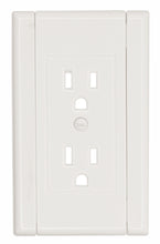 Load image into Gallery viewer, Plastic White w/White Sides Wallplate - 10-80TT