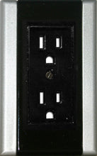 Load image into Gallery viewer, Black with Satin Nickel Sides Wallplates - 10-992T