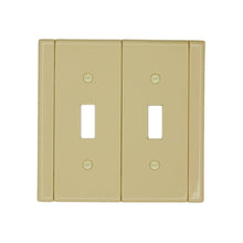 Load image into Gallery viewer, Plastic Ivory with Ivory Sides Wallplates - 10-994TT