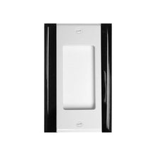 Load image into Gallery viewer, Plastic White with Black Wallplates sides - 10-83T