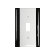 Load image into Gallery viewer, Plastic White with Black Wallplates sides - 10-83R