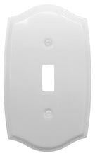 Load image into Gallery viewer, Decorative Metal White Wallplate - 2-1006R