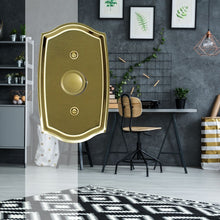 Load image into Gallery viewer, 'Colonial' Style Brass Wall Plate, suits Vintage or Contemporary home design - 2-1009DIM
