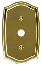 Load image into Gallery viewer, 'Colonial' Style Brass Wall Plate, suits Vintage or Contemporary home design- 2-1009RR