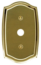Load image into Gallery viewer, 'Colonial' Style Brass Wall Plate, suits Vintage or Contemporary home design - 2-1009DIM