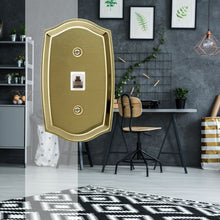 Load image into Gallery viewer, Decorative Metal Brass Wall Plate - 2-1009TEL
