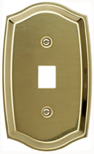 Load image into Gallery viewer, 'Colonial' Style Brass Wall Plate, suits Vintage or Contemporary home design- 2-1009RR
