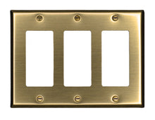 Load image into Gallery viewer, Traditional Antique Brass Wall Plate - 2-163AB
