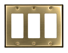 Load image into Gallery viewer, Traditional Antique Brass Wall Plate - 2-163AB