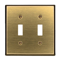 Load image into Gallery viewer, Traditional Antique Brass Wall Plate, minimalist, durable, match any decor - 2-163AB