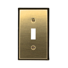 Load image into Gallery viewer, Traditional Antique Brass Wall Plate, minimalist, durable, match any decor - 2-163AB