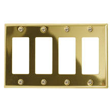 Load image into Gallery viewer, Metal Traditional Brass Wallplate - 2-163BR