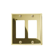 Load image into Gallery viewer, Metal Traditional Brass Wallplate - 2-163BR