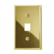 Load image into Gallery viewer, Metal Traditional Brass Wallplate - 2-163BR
