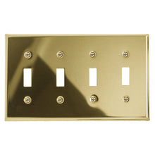 Load image into Gallery viewer, Metal Traditional Brass Wallplate - 2-163BR