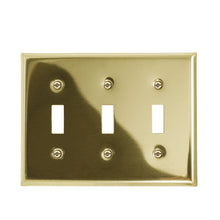 Load image into Gallery viewer, Metal Traditional Brass Wallplate - 2-163BR