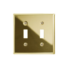 Load image into Gallery viewer, Metal Traditional Brass Wallplate - 2-163BR