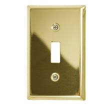 Load image into Gallery viewer, Metal Traditional Brass Wallplate - 2-163BR