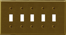 Load image into Gallery viewer, Metal Traditional Brass Wallplate - 2-163BR
