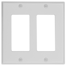 Load image into Gallery viewer, White Traditional Metal Wallplate - 2-164D