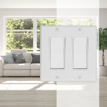 Load image into Gallery viewer, White Traditional Metal Wallplate - 2-164D