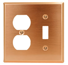 Load image into Gallery viewer, Traditional Copper Stone Wall Plate - 2-165RRR
