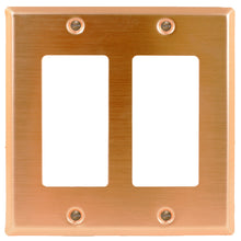Load image into Gallery viewer, Traditional Copper Stone Wall Plate - 2-165RRR