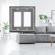 Load image into Gallery viewer, Decorative Metal Polished Chrome "Estate" Wallplate- 2-202RR