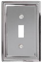 Load image into Gallery viewer, Decorative Metal Polished Chrome "Estate" Wallplate - 2-202R