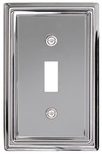 Load image into Gallery viewer, Decorative Metal Polished Chrome "Estate" Wallplate - 2-202TT