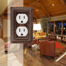 Load image into Gallery viewer, Decorative Metal Weathered Copper Bronze Wallplates - 2-408D