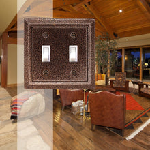 Load image into Gallery viewer, Decorative Metal Weathered Copper Bronze Wallplates - 2-408TT