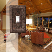 Load image into Gallery viewer, Decorative Metal Weathered Copper Bronze Wallplates - 2-408T