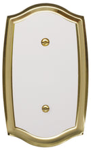 Load image into Gallery viewer, Decorative Brass Wall Plates with White Centre - 2021RR
