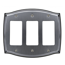 Load image into Gallery viewer, Decorative Metal Etched Chrome Wall Plate - 2053RRR