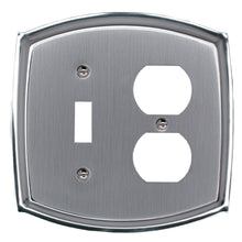 Load image into Gallery viewer, Decorative Metal Etched Chrome Wall Plate - 2053R