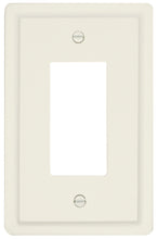 Load image into Gallery viewer, Solid White Satin Wood Wall Plate - 29-200RR