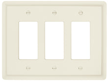 Load image into Gallery viewer, Solid White Satin Wood Wall Plate - 29-200RR