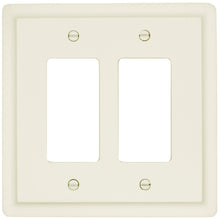 Load image into Gallery viewer, Solid White Satin Wood Wall Plate - 29-200D