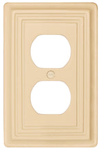Load image into Gallery viewer, Solid Wood, Satinwood Ivory Wallplate 1Rocker 29-201 Duplex