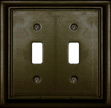 Load image into Gallery viewer, Solid Wood, Chocolate Bombay, 1Duplex 29-206 Double Toggle