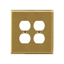 Load image into Gallery viewer, Metal Traditional Brass Wallplate - 2-163BR