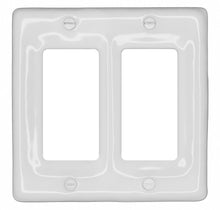 Load image into Gallery viewer, Solid White Porcelain Wall Plate - 3002