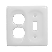Load image into Gallery viewer, Solid White Porcelain Wall Plate - 3002