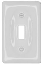Load image into Gallery viewer, Solid White Porcelain Wall Plate - 3002